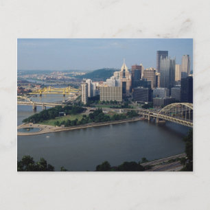 Carte Postale Triangle d'or de Pittsburgh, Pennsylvanie, États-U