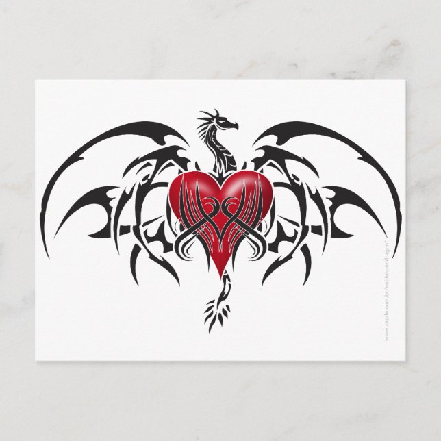 Carte Postale Tribal de Dragão (Devant)