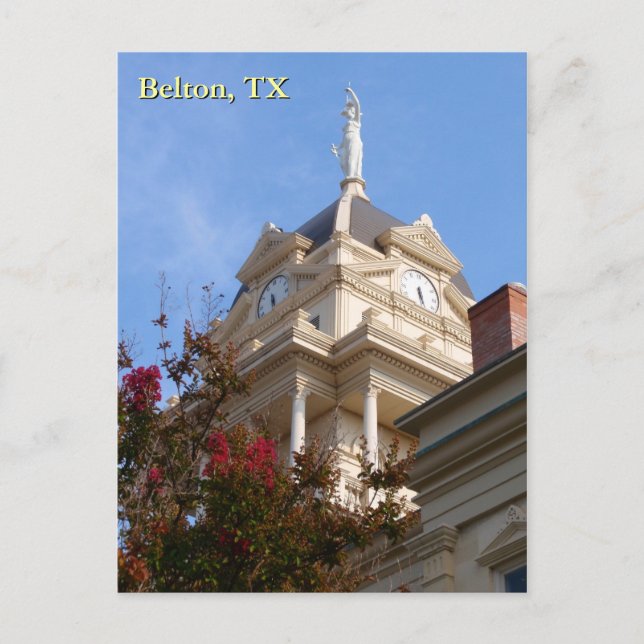 Carte Postale Tribunal du comté de Bell (Devant)