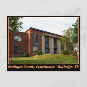 Carte Postale Tribunal du comté de Grainger - Rutledge, TN