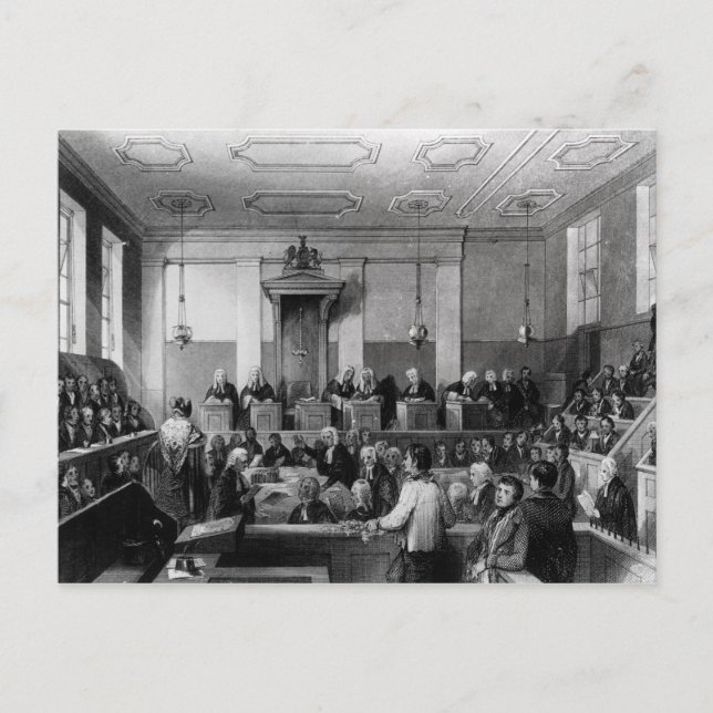 Carte Postale Tribunal pénal central, The Old Bailey (Devant)