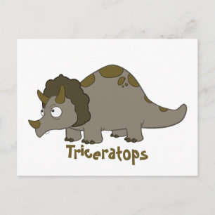 Carte Postale Tricératops