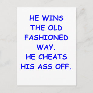 Carte Postale tricher