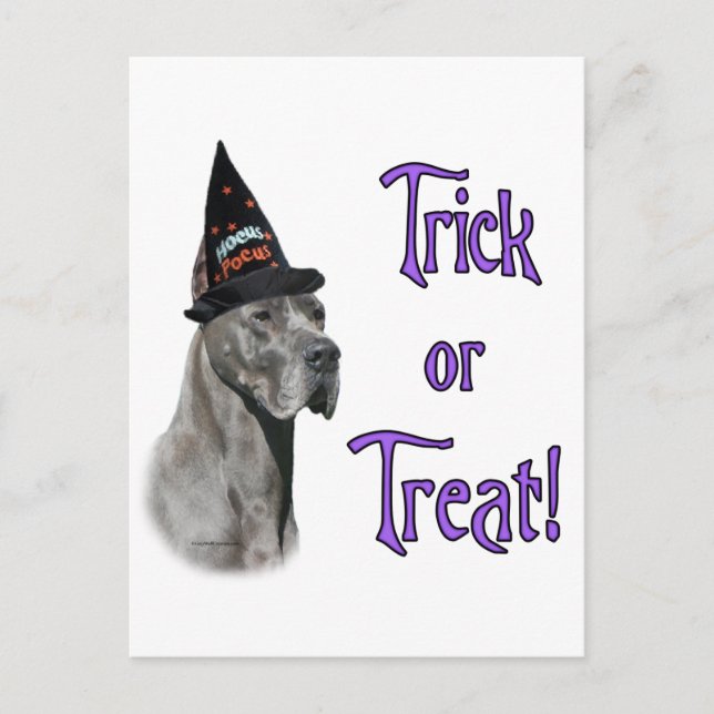 Carte Postale Trick de grand Danse (bleu) (Devant)