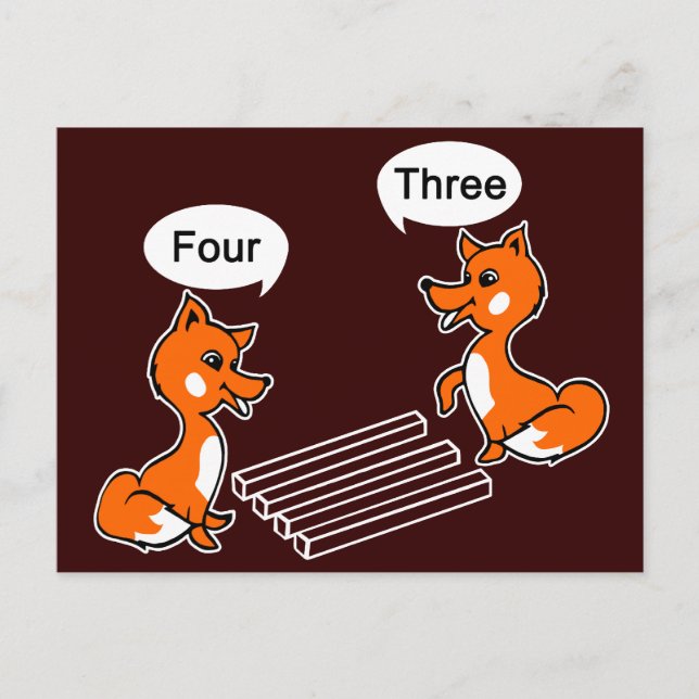 Carte Postale Trick d'illusion optique (Devant)