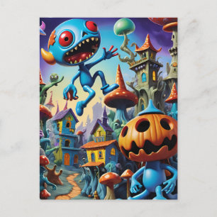 Carte Postale Trick or Shroom - Ken Gage Fantastique