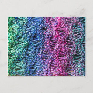 Carte postale tricot