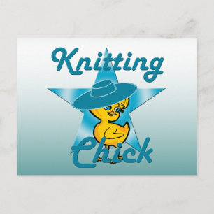 Carte Postale Tricot Chick #7