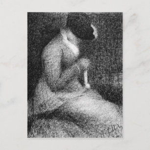 Carte Postale Tricot par Georges Seurat