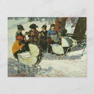 Carte Postale Tricot pour les soldats   George Luks