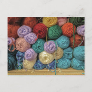 Carte Postale Tricot Yarn