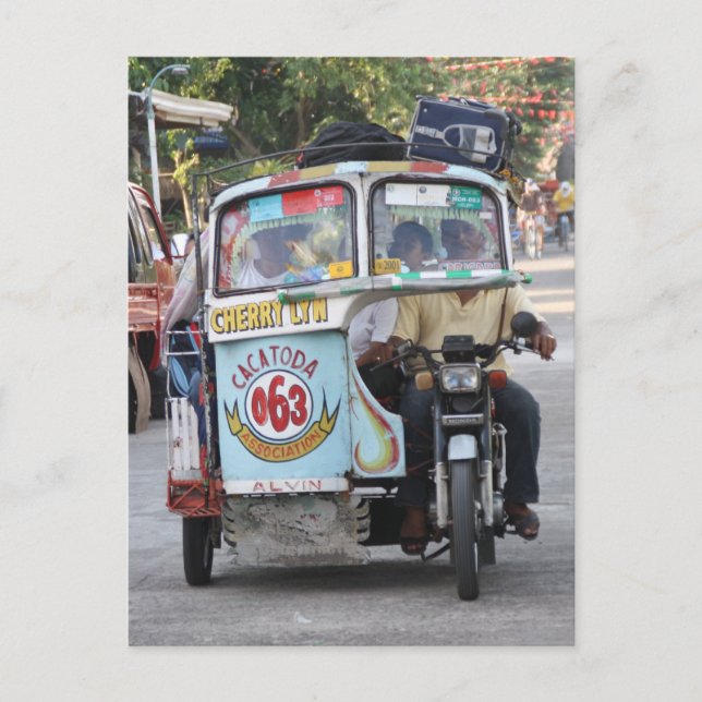 Carte Postale Tricycle (Devant)