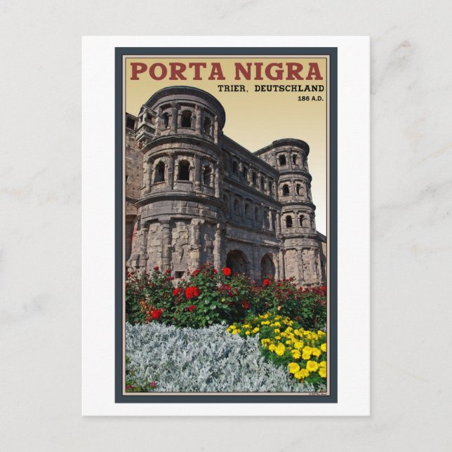 Carte Postale Trier - Porta Nigra (Devant)