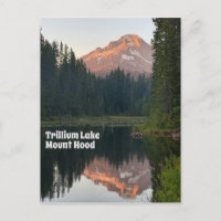 Trillium Lake Mont Hood Coucher de soleil Réflexio