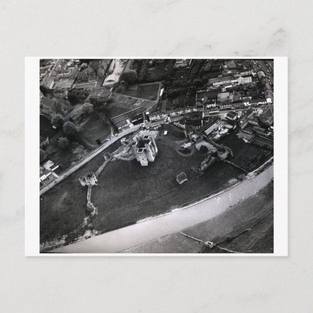 Carte Postale Trim Castle Vue aérienne, Co. Meath Irlande (Devant)