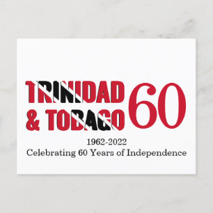 Carte Postale TRINIDAD TOBAGO 60e anniversaire de l'indépendance