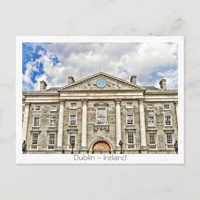 Carte Postale Trinity College (Devant)