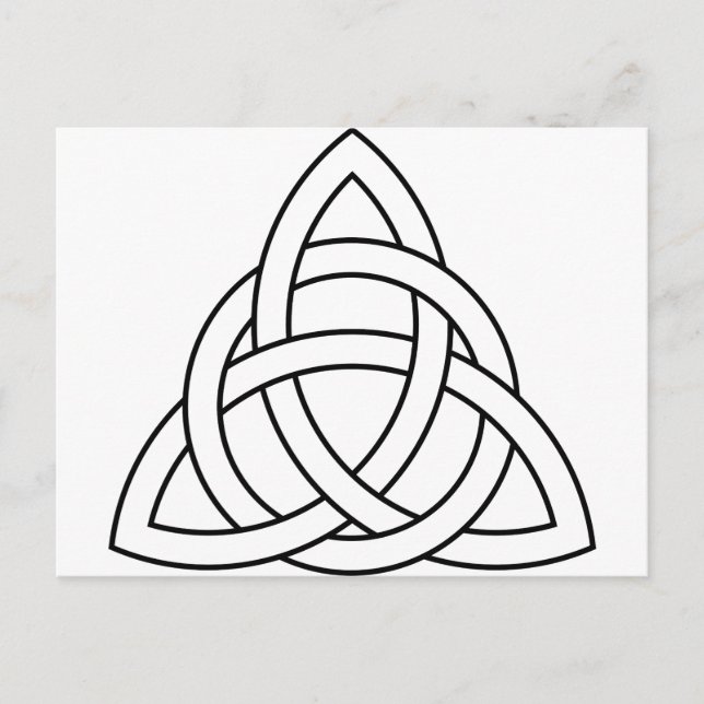 Carte Postale trinity knot celtic saxon viking nordic (Devant)