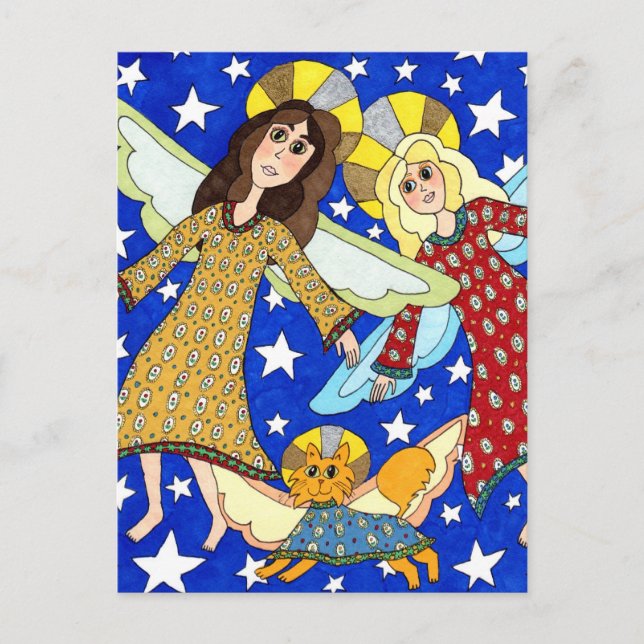 Carte Postale Trio d'anges (Devant)