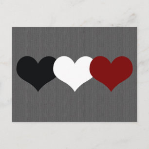 Carte Postale Triple coeur