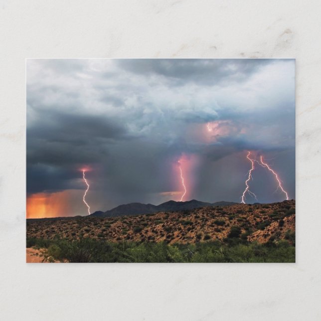 Carte Postale triple coup de foudre. (Devant)