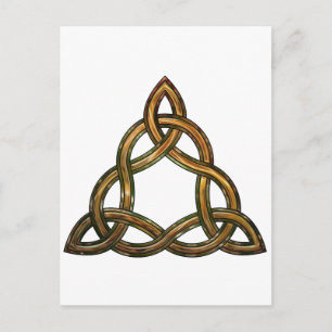 Carte Postale triquetra celtique