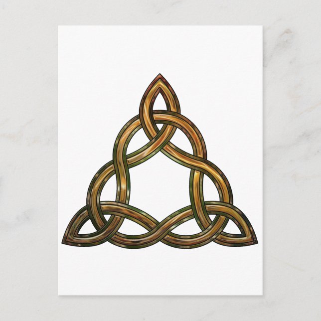 Carte Postale triquetra celtique (Devant)