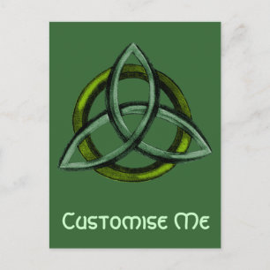 Carte Postale Triquetra (vert)