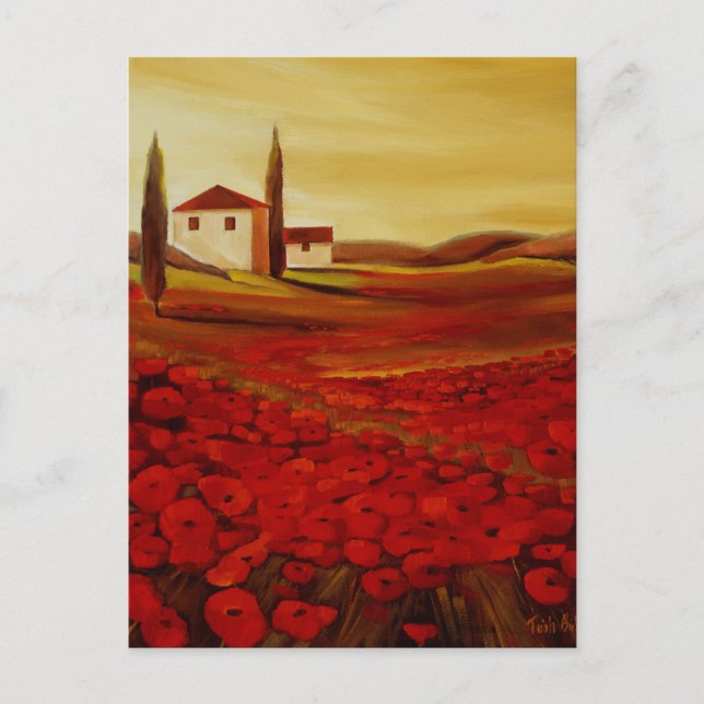 Carte Postale Trish Biddle Toscane (Devant)