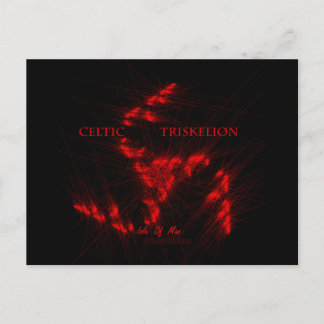 CARTE POSTALE ☼ TRISKELION - CROYANCE CELTIQUE ☼