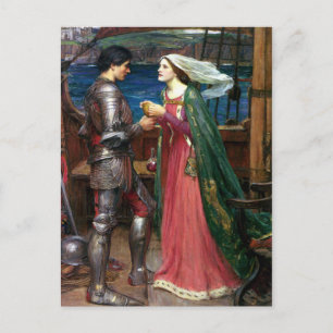 Carte Postale Tristan et Isolde par John William Waterhouse