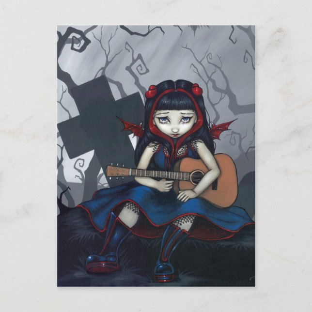 Carte postale "Triste Chanson" (Devant)