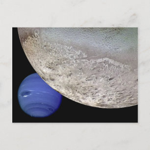 Carte Postale Triton avec Neptune