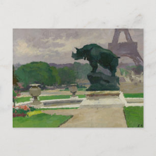 Carte Postale Trocadero Gardens and the Rhinoceros par Jacquemar