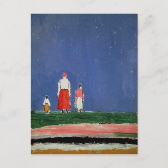 Carte Postale Trois chiffres, 1913-28 (Devant)