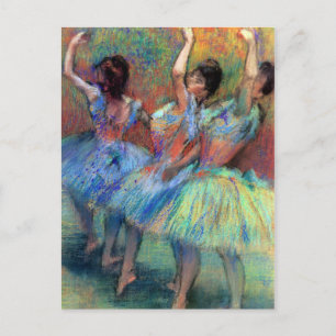 Carte Postale Trois danseurs de Degas