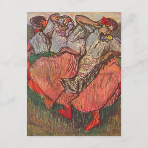 Carte Postale Trois Danseurs russes par Edgar Degas