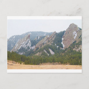Carte Postale Trois Flatirons Boulder Colorado