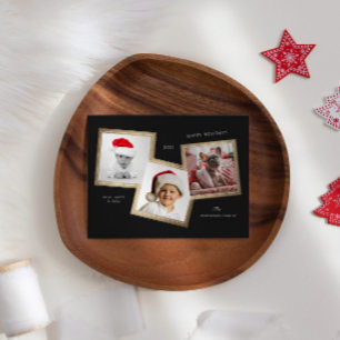 Carte postale Trois images famille vacances