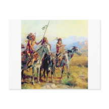 trois indiens montés