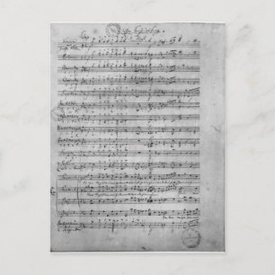 Carte Postale Trois Lieder