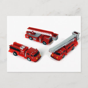 CARTE POSTALE TROIS MOTEURS À FEU DE JOUET