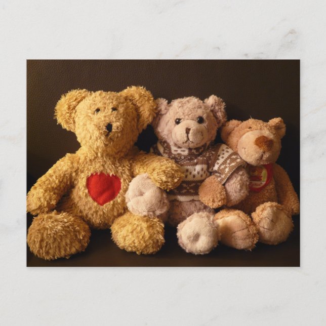 Carte Postale Trois Nounours (Devant)