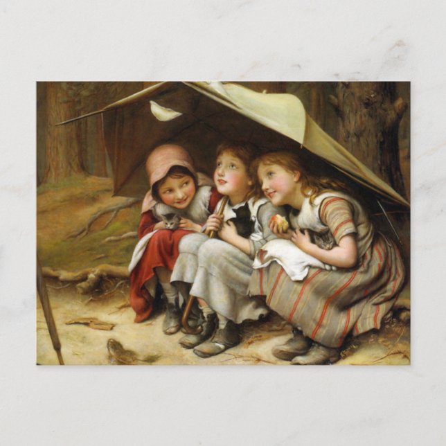 Carte Postale "Trois petits chatons" (Devant)