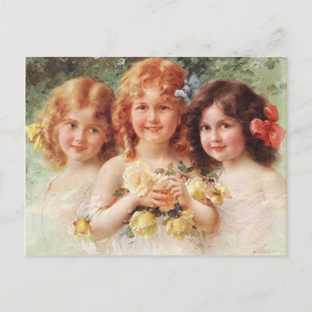 Carte Postale Trois Soeurs - Émile Vernon (Devant)