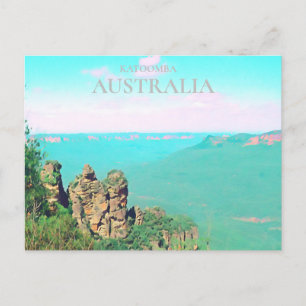 Carte Postale Trois soeurs Katoomba Voyage australien pittoresqu