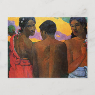 Carte Postale 'Trois Tahitiens' - Paul Gauguin