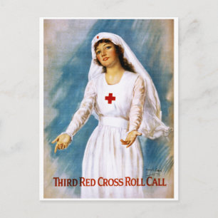 Carte Postale Troisième appel de la Croix-Rouge, 1918