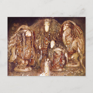 Carte Postale Troll Famille et Princesse