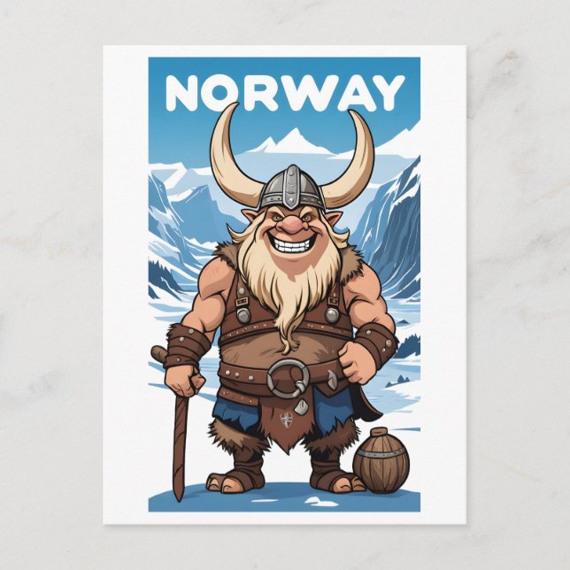 Carte Postale Troll norvégien (Devant)